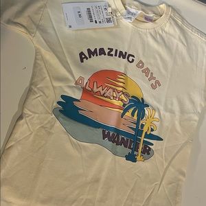 Zara Kids NWT Amazing Days Tee